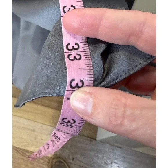 Alfred Angelo Charcoal Satin Embellished rhinestone Strap Dress Size 4 - Picture 9 of 11